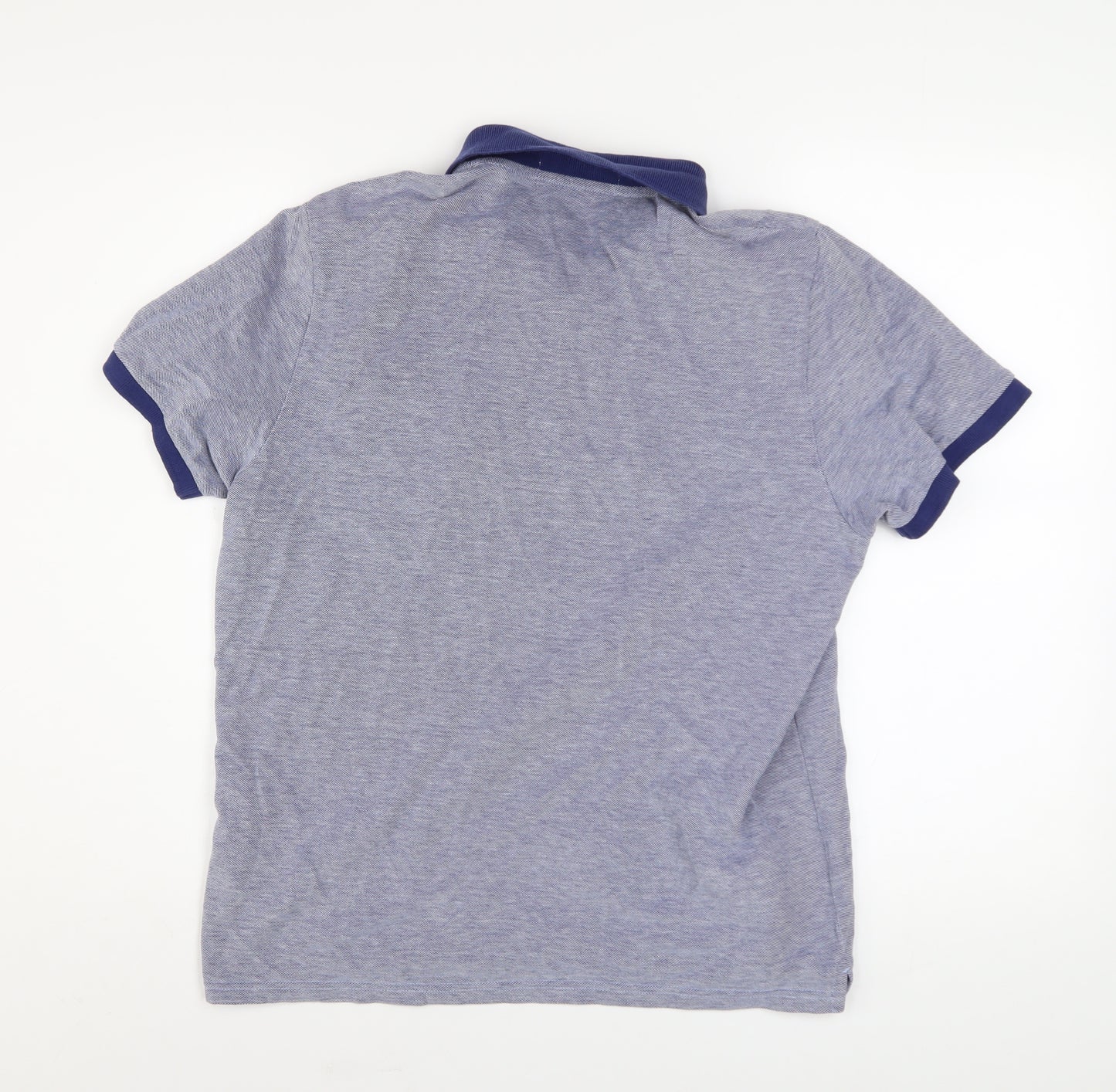 Ben Sherman Men's Blue Cotton Polo Shirt Size M