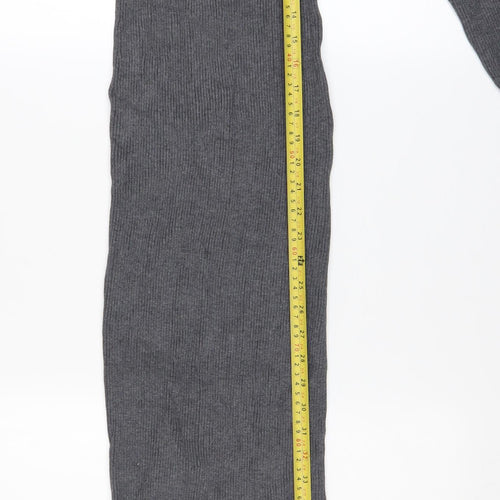 H&M Women’s Grey Long Sleeve Bodycon Knit Dress Size S
