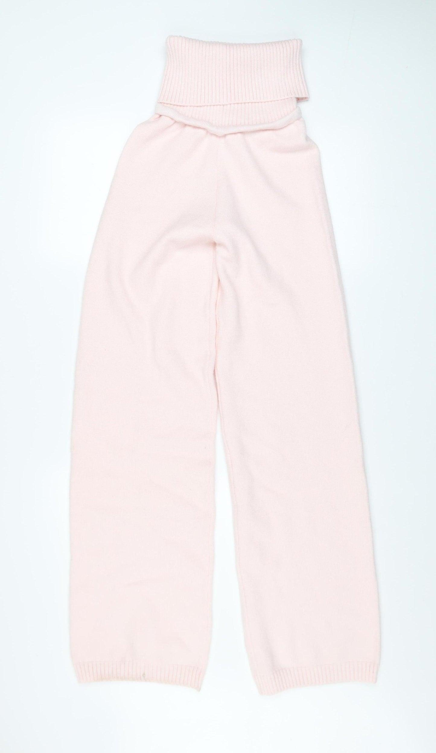 Angel Beach Womens Pink XS High Waist Knit Lounge Sweatpants