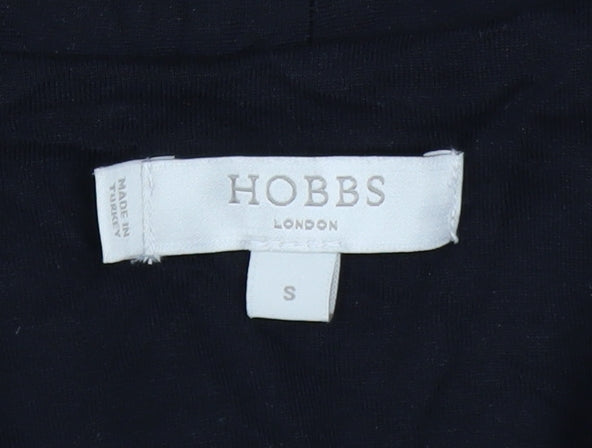 Hobbs Women Brown Leopard Print Wrap Blouse Size S