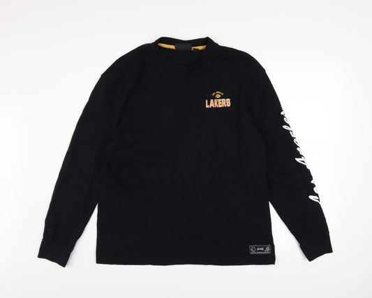 NBA Los Angeles Lakers Men's Black M Pullover Cotton Sweatshirt