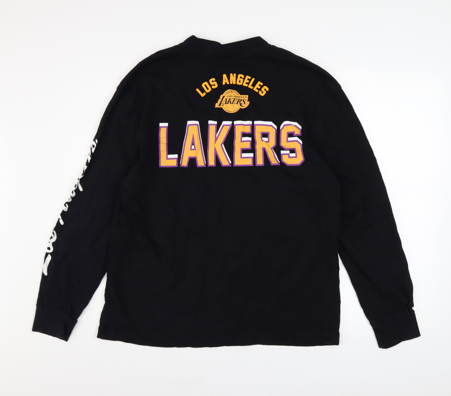NBA Los Angeles Lakers Men's Black M Pullover Cotton Sweatshirt
