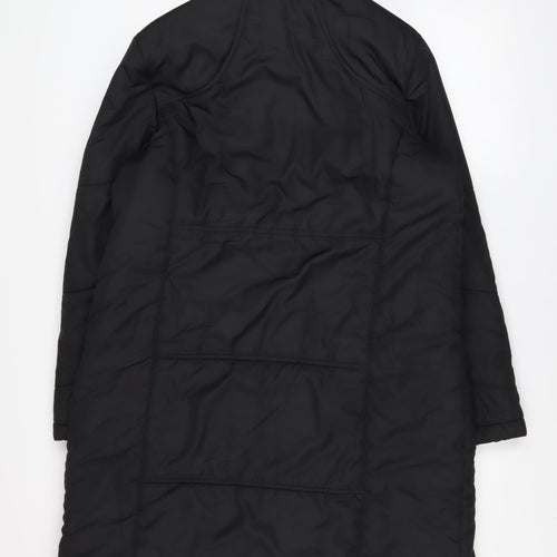 Four Seasons Women's Black Long Puffer Coat Size M