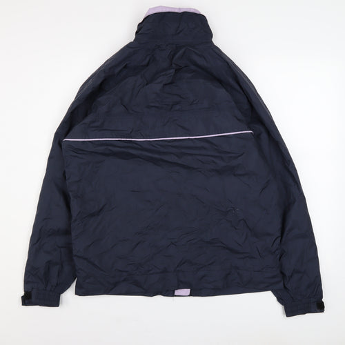 Marks and Spencer Women's Blue Waterproof Rain Jacket UK 12
