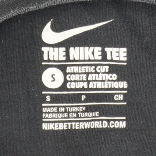 Nike Men's Black Athletic Cut Crew Neck T-Shirt Size S