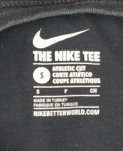 Nike Men's Black Athletic Cut Crew Neck T-Shirt Size S