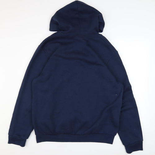 Mountain Ridge Men's Navy Blue Full Zip Hoodie XL Cotton Blend