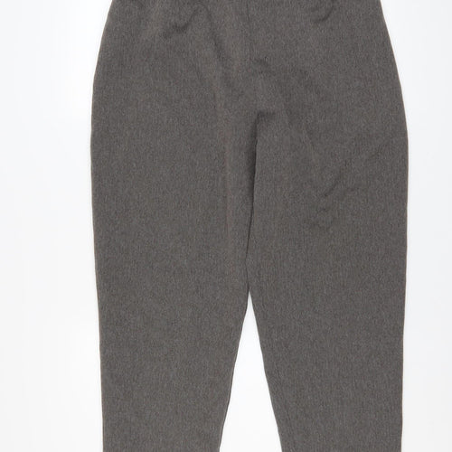 Berkertex Women’s Grey Herringbone Trousers Size 20 Straight Fit