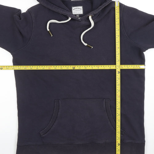 FatFace Women's Navy Blue Hoodie Size 14 Cotton Blend Pullover