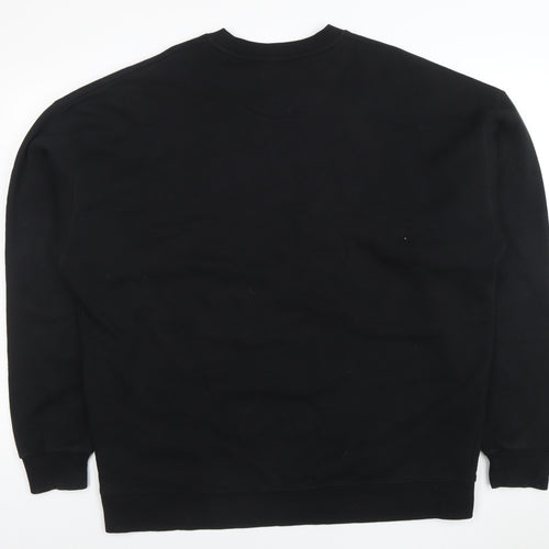 GOODFORNOTHING Men's Black 7XL Pullover Sweatshirt