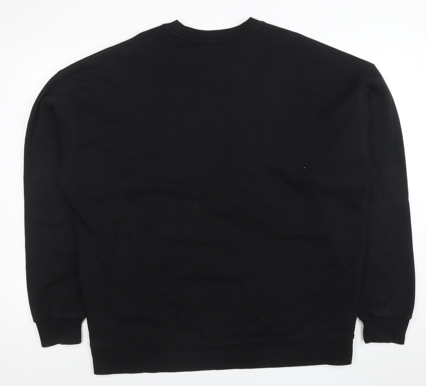 GOODFORNOTHING Men's Black 7XL Pullover Sweatshirt