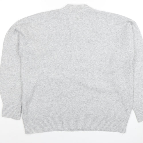 Marks and Spencer Womens Grey Sequin SHINE Jumper Medium