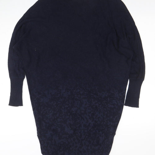 Mint Velvet Women's Blue Size 8 Relaxed Knit Pullover Jumper