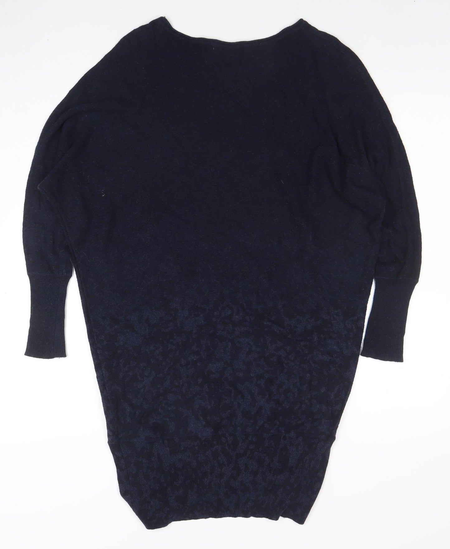 Mint Velvet Women's Blue Size 8 Relaxed Knit Pullover Jumper