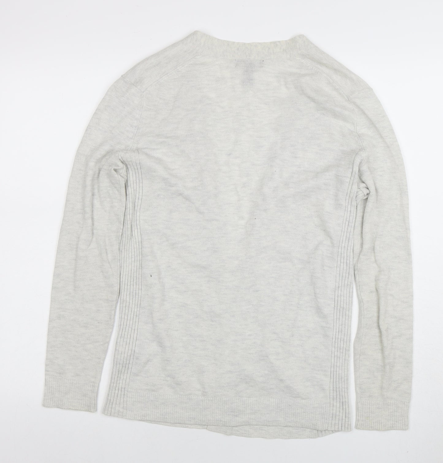 GAP Women's Grey Cotton Blend Open Front Cardigan XS