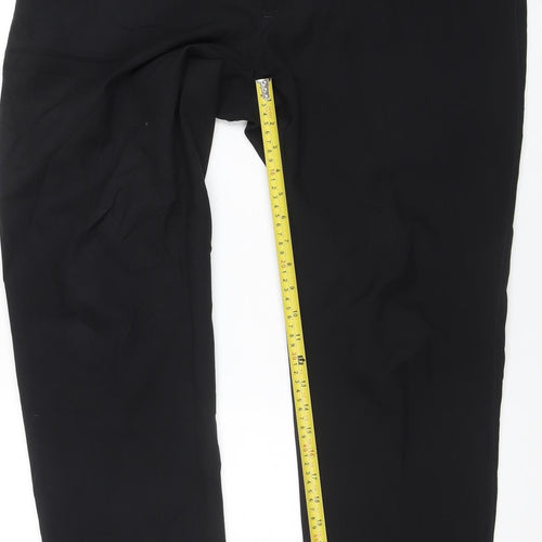 Marks and Spencer Men's Black Slim Fit Dress Trousers 38x31