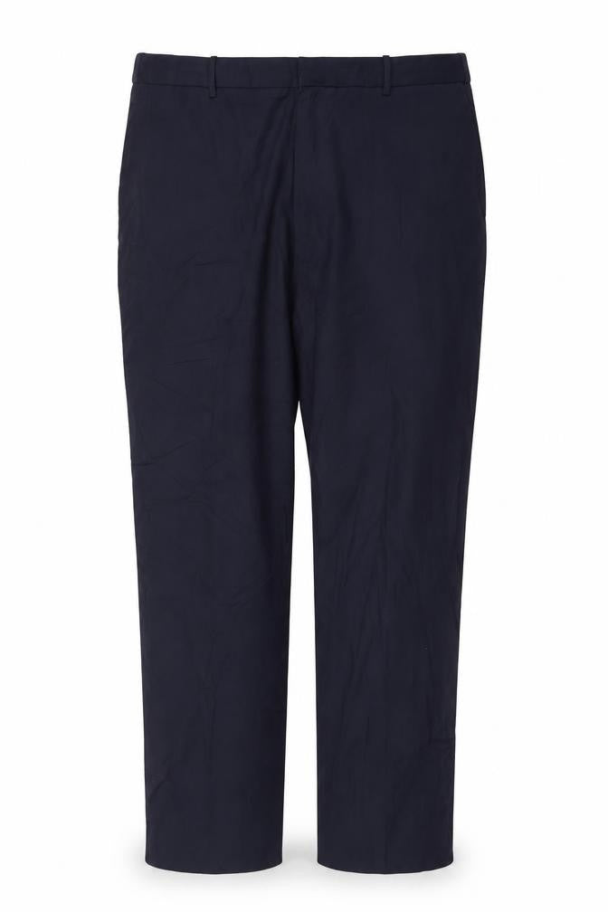 Front view of Chums Men's Blue 46W 29L Regular Fit Polyester Blend Trousers