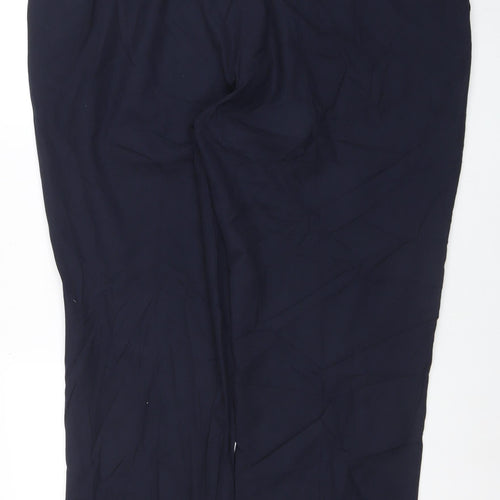 Chums Men's Blue 46W 29L Regular Fit Polyester Blend Trousers