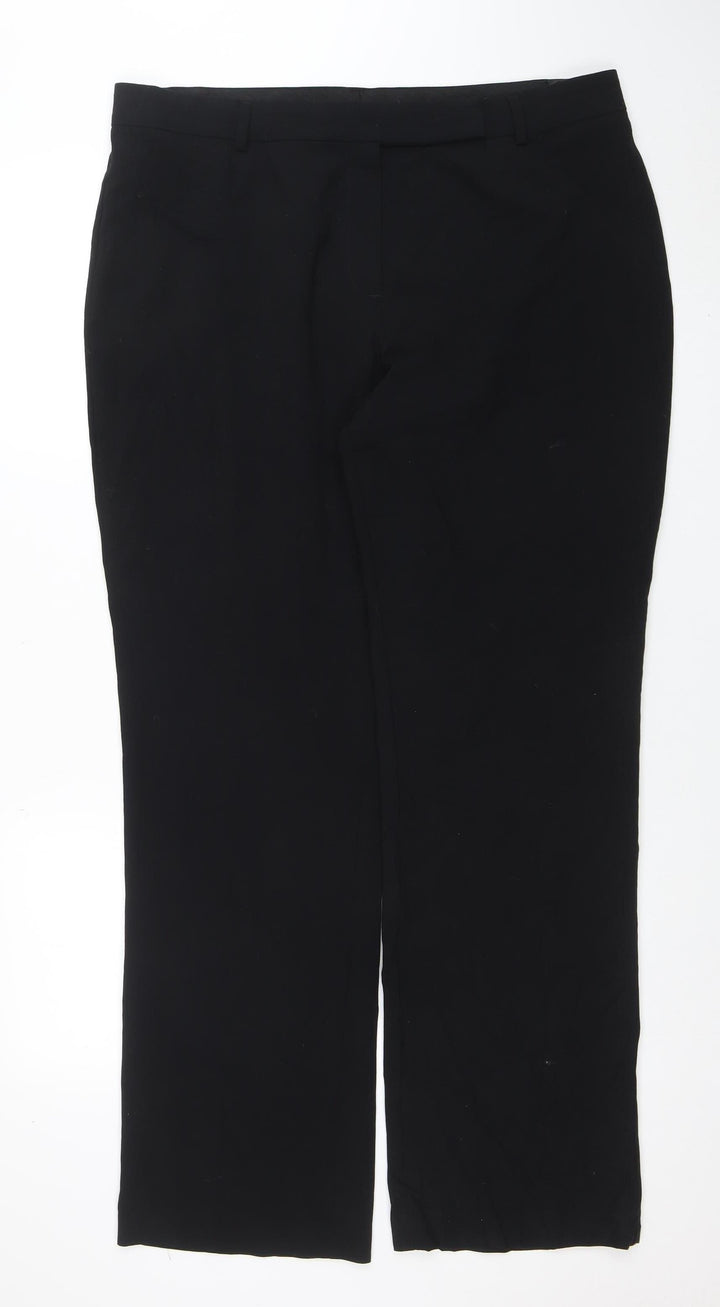 Marks and Spencer Men's Black Classic Fit Dress Pants Size 18 Long