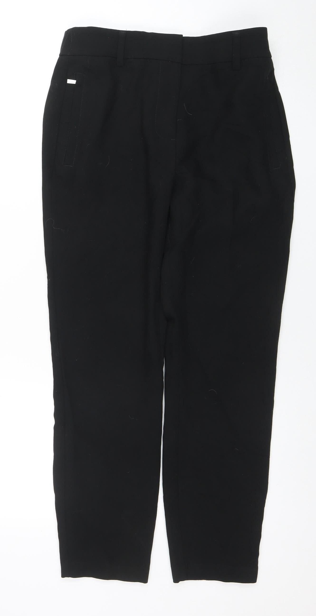 Next Women’s Black Slim Fit Stretch Trousers Size 12 Regular