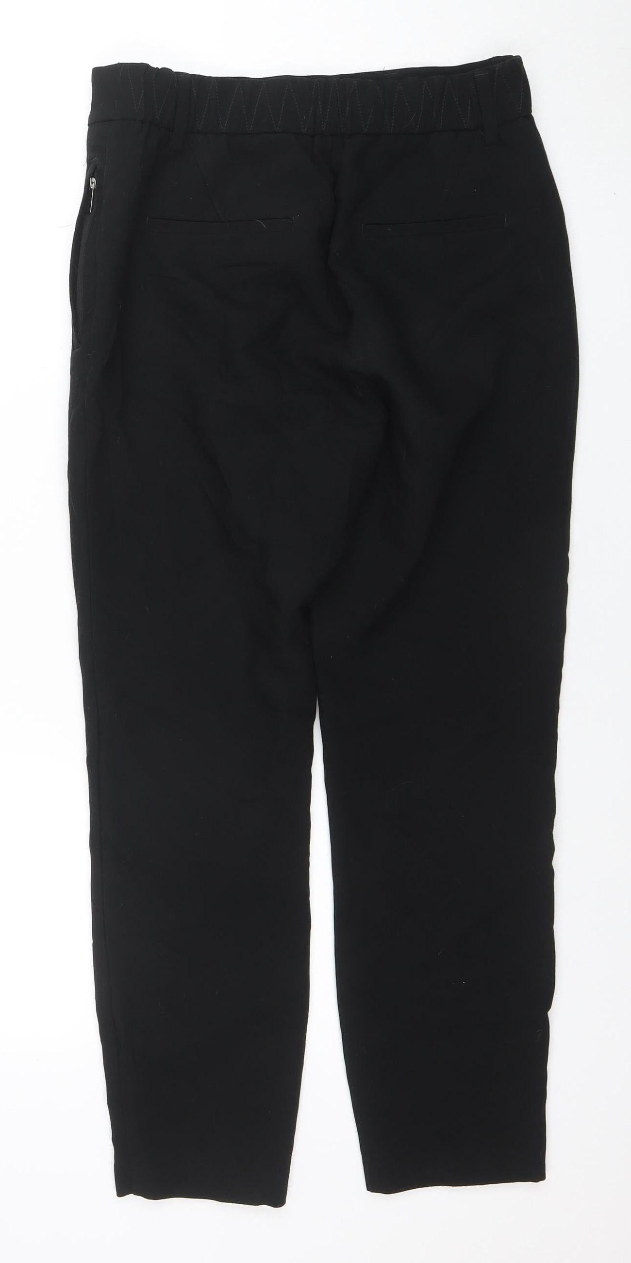Next Women’s Black Slim Fit Stretch Trousers Size 12 Regular