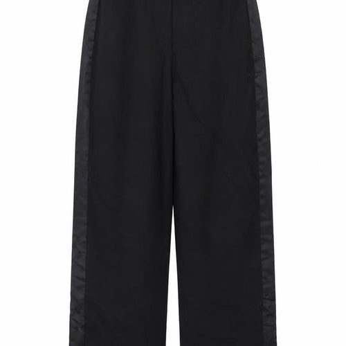 Zara Women's Black Mid Rise Straight Leg Trousers Size M