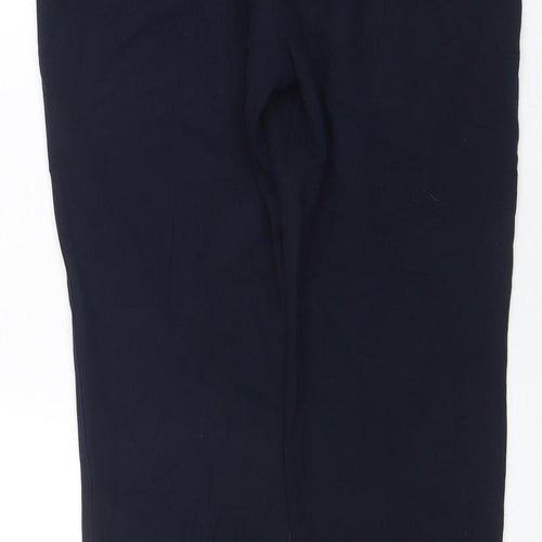 Marks and Spencer Women's Navy Blue Size 10 Stretch Work Trousers