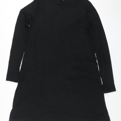 GAP Women’s Black Long Sleeve Jersey T-Shirt Dress Size S