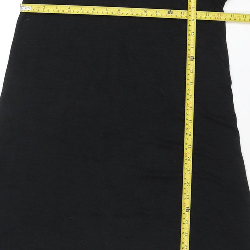 GAP Women’s Black Long Sleeve Jersey T-Shirt Dress Size S