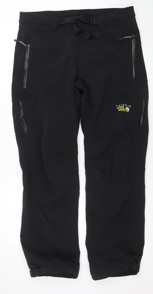 Mountain Hardwear Men's Black XL Softshell Hiking Trousers