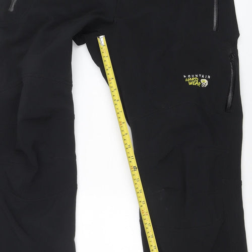Mountain Hardwear Men's Black XL Softshell Hiking Trousers