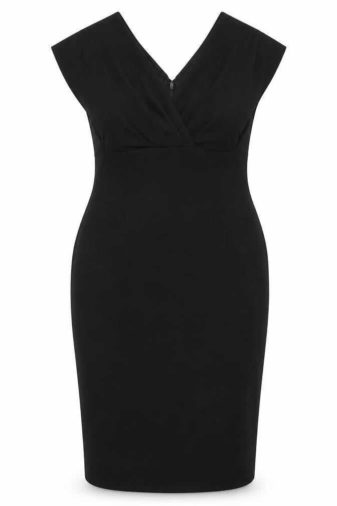 Roman Women’s Black Off Shoulder Bodycon Dress Size 18