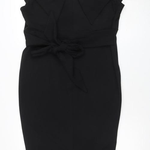 Roman Women’s Black Off Shoulder Bodycon Dress Size 18