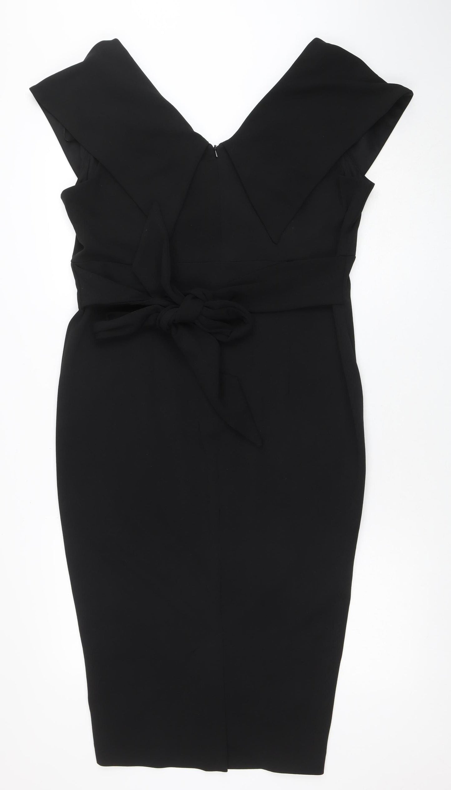Roman Women’s Black Off Shoulder Bodycon Dress Size 18