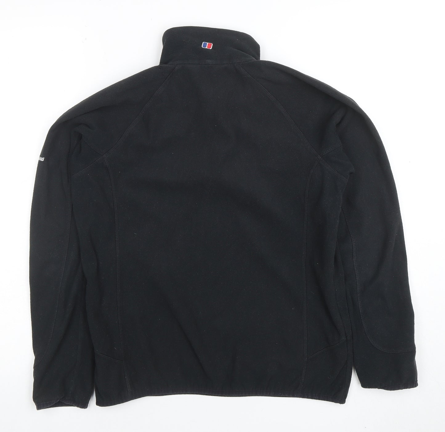 Berghaus Women's Black Size 10 Fleece Pullover Sweatshirt 1/2 Zip Lightweight