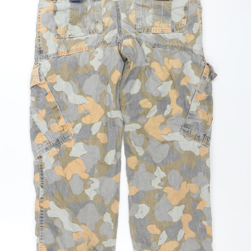 Mini Boden Boys Multicoloured Camouflage Cargo Trousers 6 Years