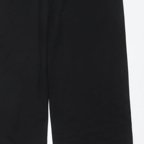 Marks and Spencer Women's Black Size 12 Regular Straight Trousers