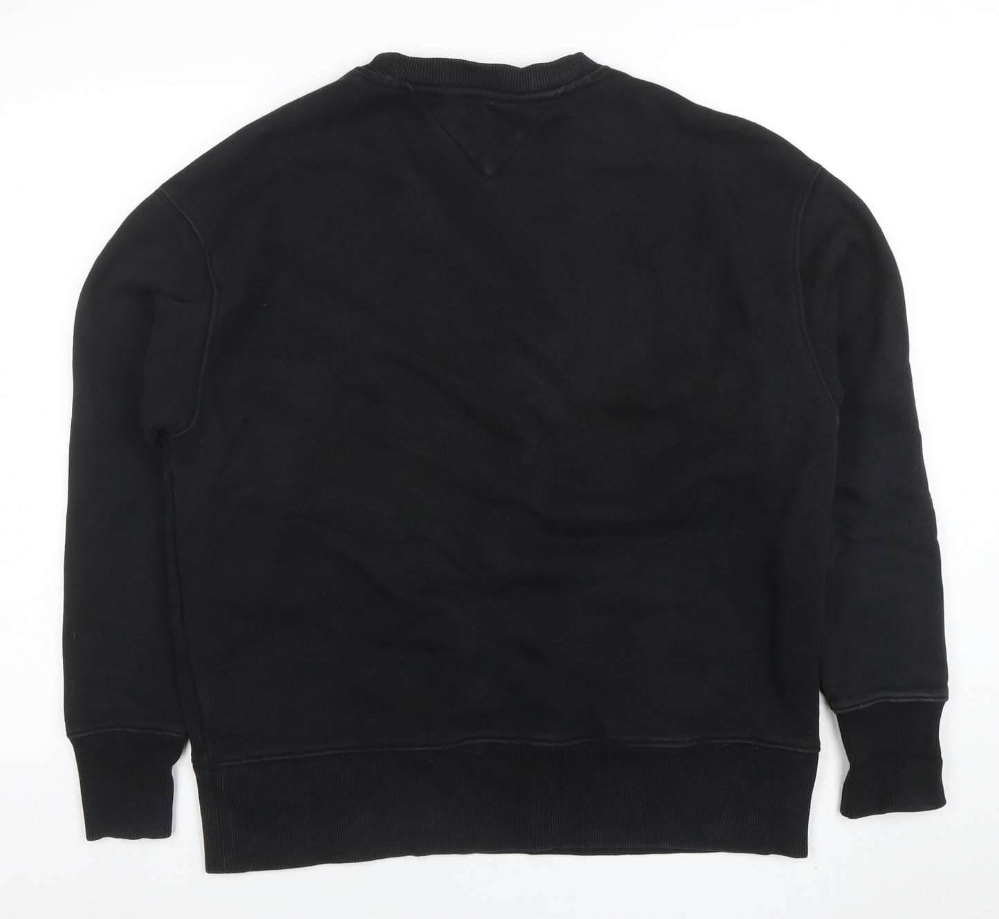 Tommy Jeans Men's Black XL Crew Neck Pullover Sweatshirt