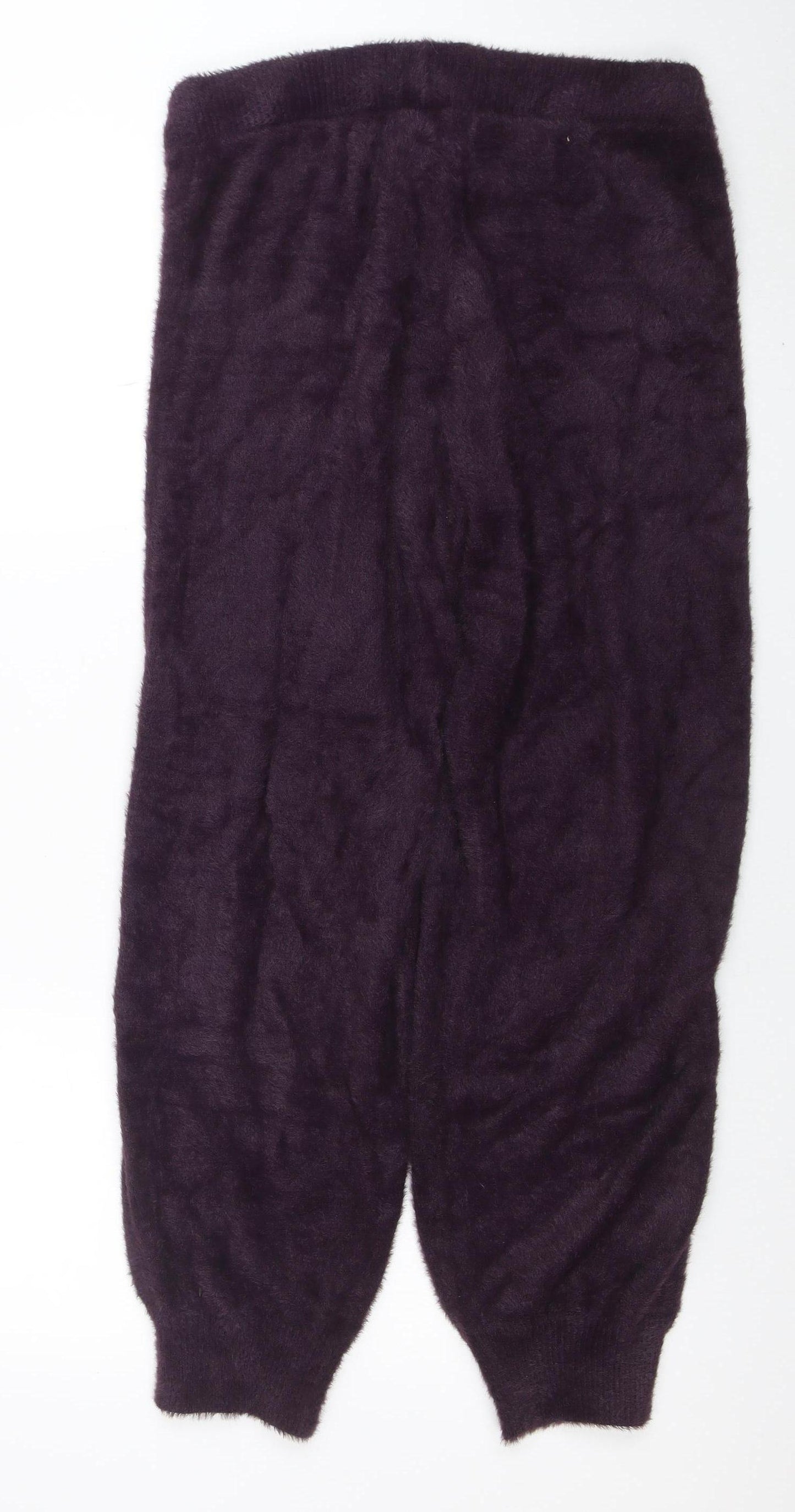 Marks and Spencer Women Purple Fleece Lounge Pants M