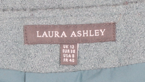Laura Ashley Women’s Green Wool Blend Pencil Skirt Size 12