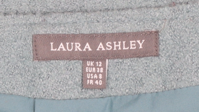 Laura Ashley Women’s Green Wool Blend Pencil Skirt Size 12