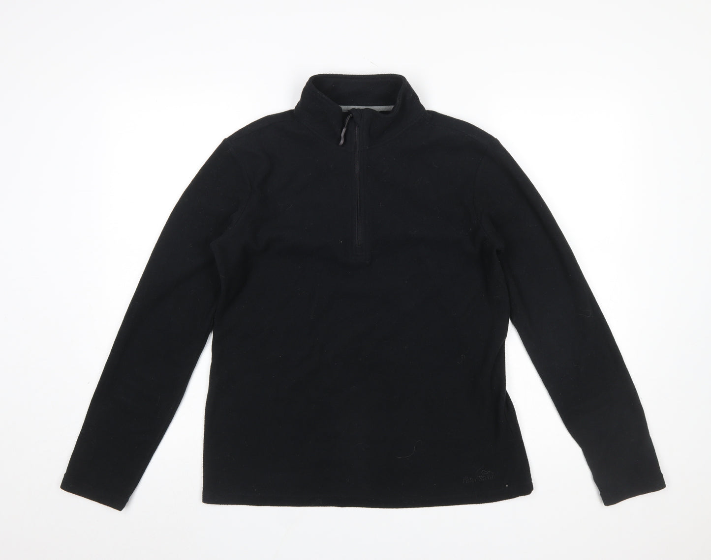 Peter Storm Women's Black Fleece 1/2 Zip Pullover Sweatshirt Size 14