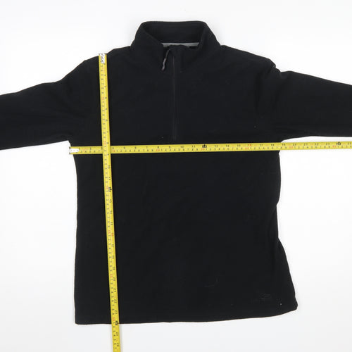 Peter Storm Women's Black Fleece 1/2 Zip Pullover Sweatshirt Size 14