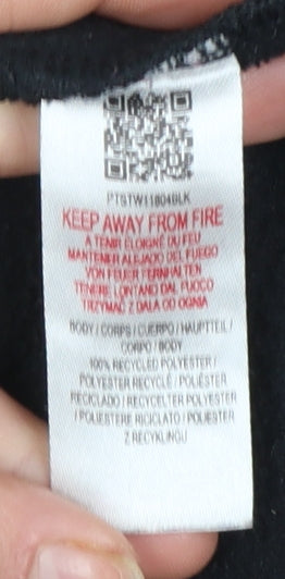 Peter Storm Women's Black Fleece 1/2 Zip Pullover Sweatshirt Size 14