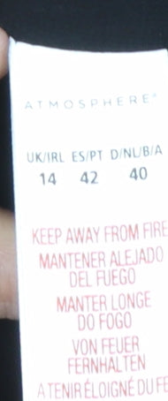 Atmosphere Women’s Red Animal Print Polyester Blazer Size 14