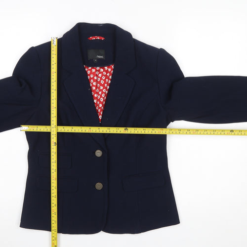 Next Women's Blue Classic Tailored Blazer Size 10