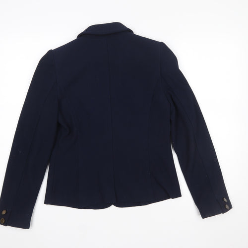 Next Women's Blue Classic Tailored Blazer Size 10