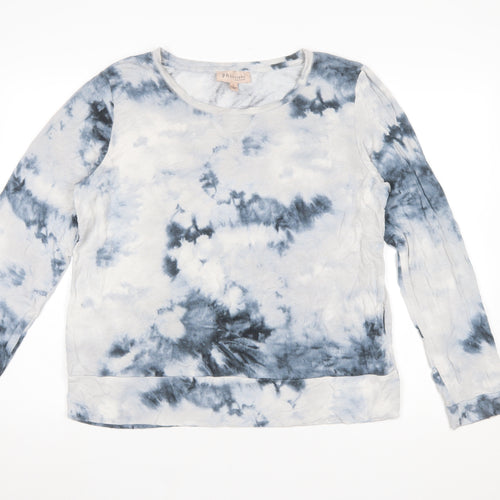 Philosophy Republic Clothing Womens Multicoloured Tie-Dye Long Sleeve Top L
