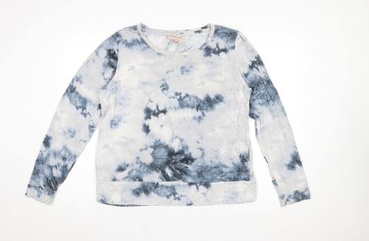 Philosophy Republic Clothing Womens Multicoloured Tie-Dye Long Sleeve Top L