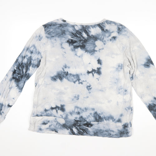 Philosophy Republic Clothing Womens Multicoloured Tie-Dye Long Sleeve Top L